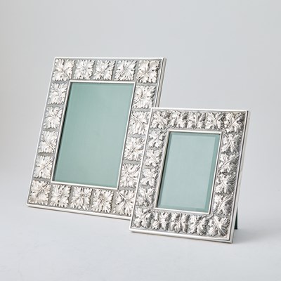 Lot 27 - Two Buccellati Silver Picture Frames