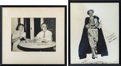 Lot 96 - Signed photograph of Franklin D. Roosevelt and Eleanor Roosevelt