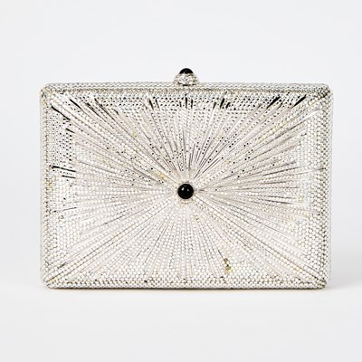 Lot 58 - Judith Leiber Rhinestone Box Clutch
