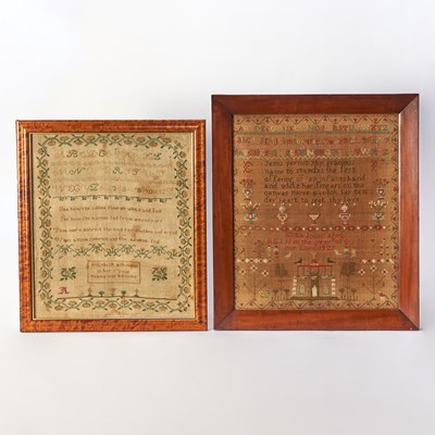 Lot 109 - Two Needlework Samplers