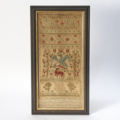 Lot 229 - Needlework Band Sampler "Eleanor Jenks"
