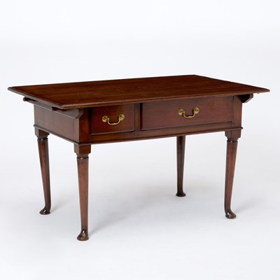 Lot 142 - Queen Anne Walnut Kitchen Table