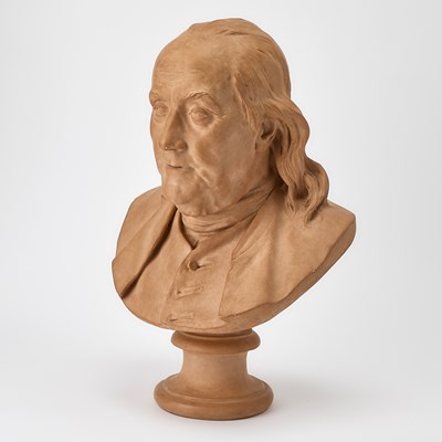 Lot 143 - After Houdon Bust of Benjamin Franklin