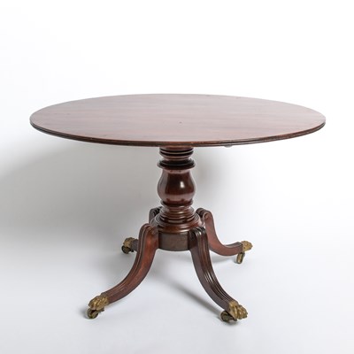 Lot 163 - Classical Mahogany Oval Top Center Table