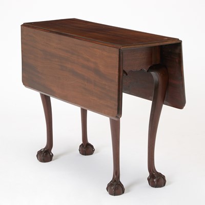 Lot 160 - Chippendale Mahogany Drop-Leaf Table