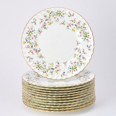 Lot 803 - Set of Twelve Minton's Porcelain Plates