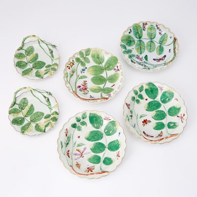 Lot 360 - Group of Six English Blind Earl Plates