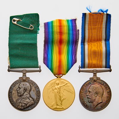 Lot 91 - Great Britain & Commonwealth. Group of World War I Military Medals.