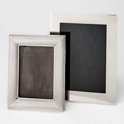 Lot 142 - Tiffany & Co. Sterling Silver Photo Frame and a Cartier Sterling Silver Photo Frame