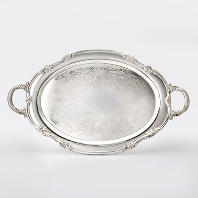 Lot 232 - Reed & Barton Silver Plated Two Handled Tray