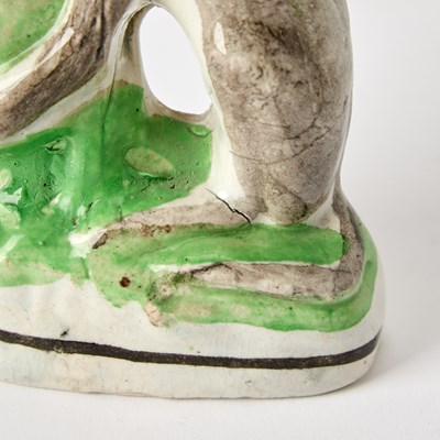 Lot 86 - Pair of Staffordshire Figures of Monkeys