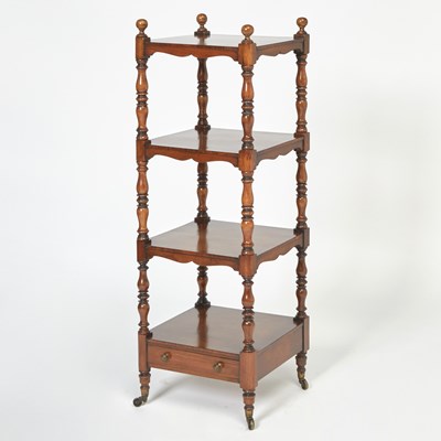 Lot 183 - Early Victorian Mahogany Whatnot