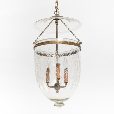 Lot 145 - Regency Style Cut-Glass Lantern