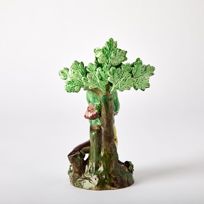 Lot 92 - Staffordshire Figure of a Gentleman with Dog