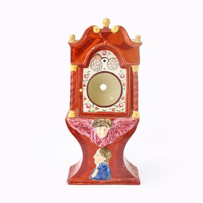 Lot 94 - Staffordshire Red-Glazed Pocket Watch Holder