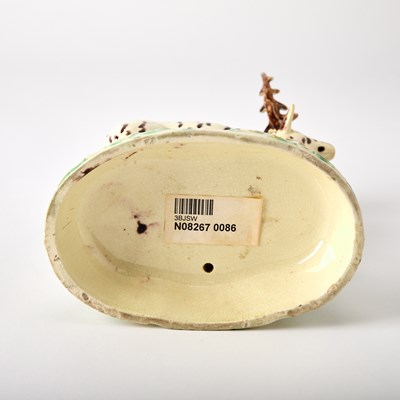 Lot 95 - Staffordshire Spill Vase Group of Deer