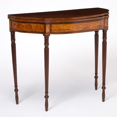 Lot 149 - Federal Inlaid Mahogany Card Table