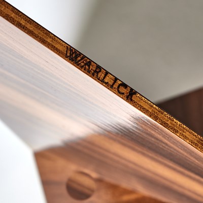 Lot 237 - Tim Warlick Rosewood and Glass Occasional Table