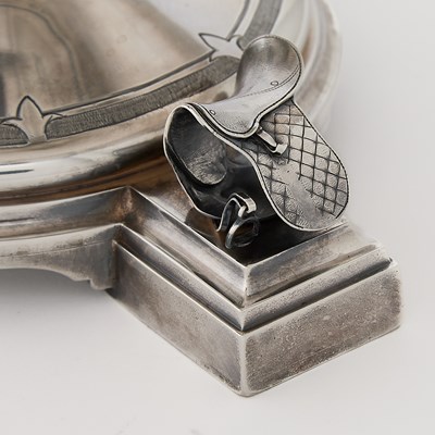 Lot 280 - Equestrian Interest: Gorham for Tiffany & Co. Silver Centerpiece Bowl