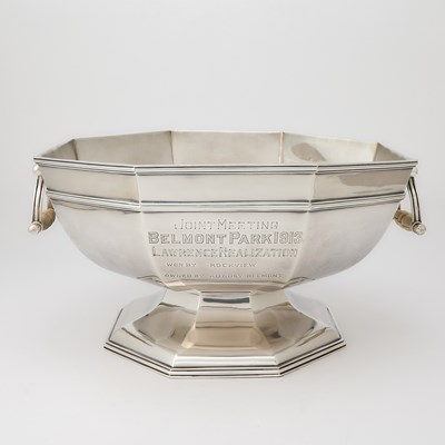 Lot 279 - Equestrian Interest: Barbour Silver Co. Sterling Silver Centerpiece Bowl