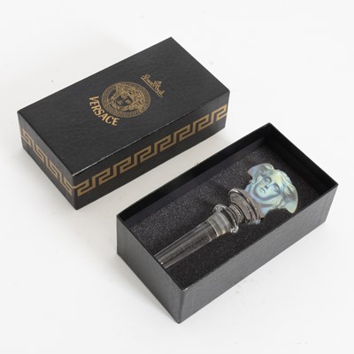 Lot 217 - Versace for Rosenthal Glass Bottle Stopper