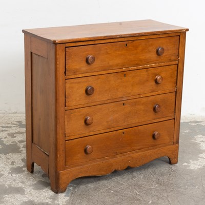 Lot 260 - Country Pine Chest of Drawers