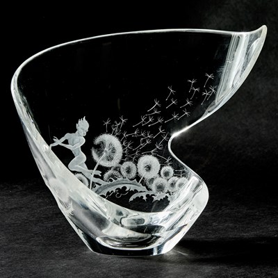 Lot 779 - Steuben Glass Zephyr Sculpture