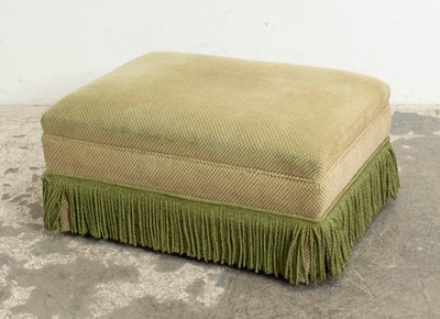Lot 264 - Green Upholstered Ottoman