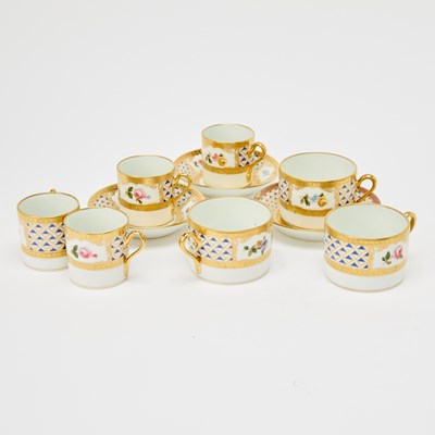 Lot 717 - Richard Ginori Porcelain "Pompadour" Pattern Partial Dinner Service