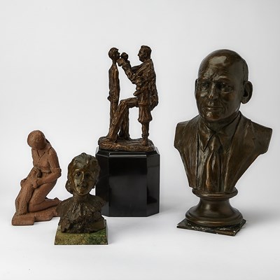 Lot 372 - Group of Four Sculptures