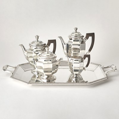 Lot 65 - Christofle Silver Plated Tea and Coffee Service