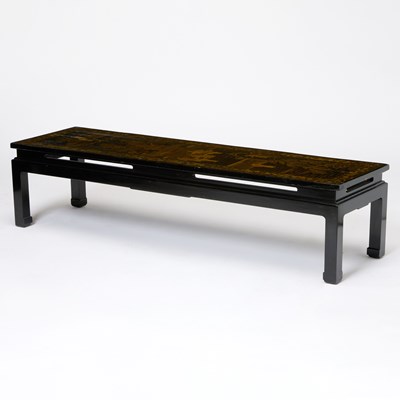 Lot 569 - Chinese Lacquer Screen Panel