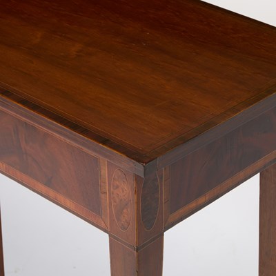 Lot 666 - George III Inlaid Mahogany Serving Table