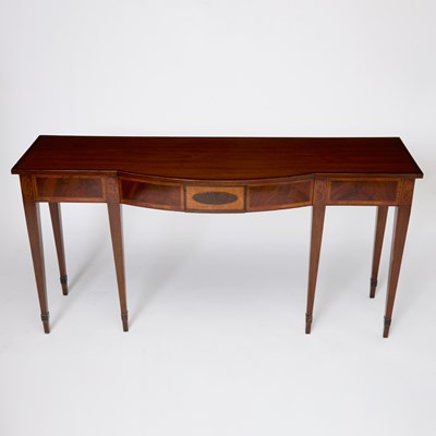 Lot 666 - George III Inlaid Mahogany Serving Table