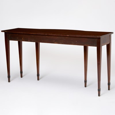 Lot 666 - George III Inlaid Mahogany Serving Table
