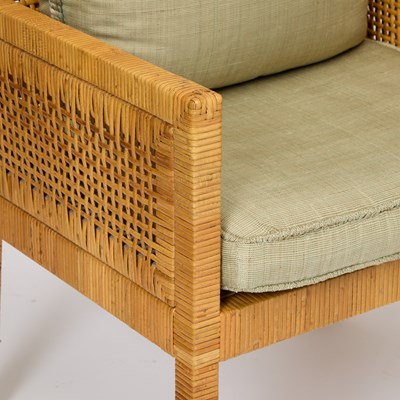 Lot 624 - Pair of Rattan Armchairs