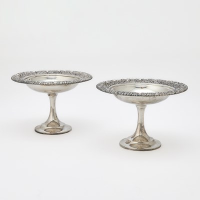 Lot 789 - Pair of International Silver Co. Sterling Silver Tazzas