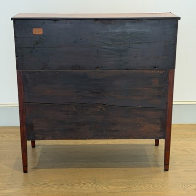 Lot 140 - The Paul Revere Federal Inlaid Mahogany Tambour Desk