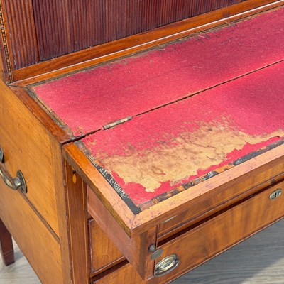Lot 140 - The Paul Revere Federal Inlaid Mahogany Tambour Desk