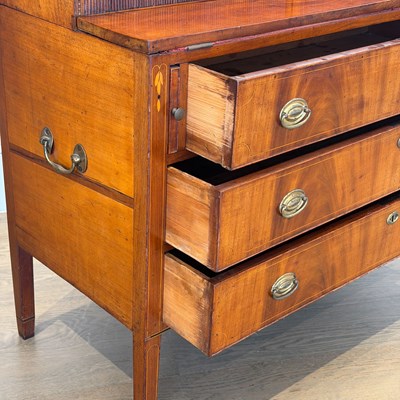 Lot 140 - The Paul Revere Federal Inlaid Mahogany Tambour Desk
