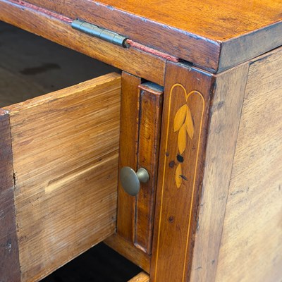 Lot 140 - The Paul Revere Federal Inlaid Mahogany Tambour Desk