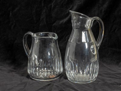 Lot 315 - Two Baccarat Crystal Pitchers