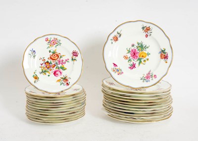 Lot 322 - Set of Thirteen Coalport Porcelain Plates