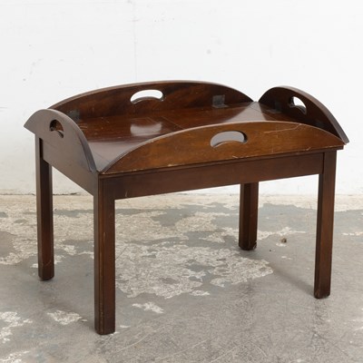 Lot 356 - George III Style Mahogany Butler's Low Table