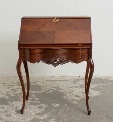 Lot 366 - French Style Mahogany Secretary