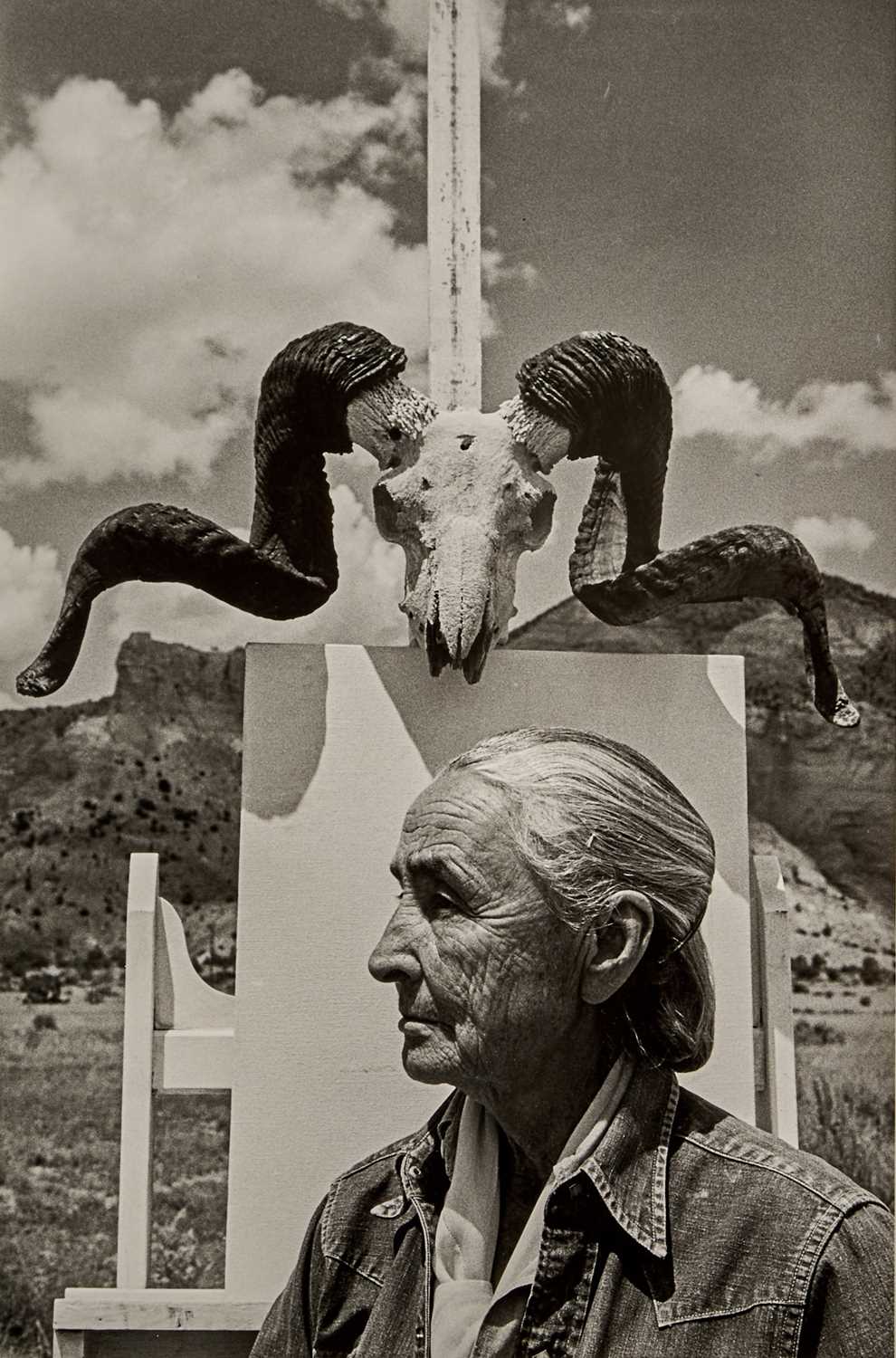Lot 58 - Arnold Newman, Georgia O'Keeffe, Ghost Ranch, New Mexico, 1968