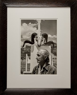 Lot 58 - Arnold Newman, Georgia O'Keeffe, Ghost Ranch, New Mexico, 1968