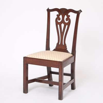 Lot 101 - Chippendale Mahogany Side Chair