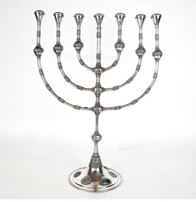 Lot 140 - Israeli Sterling Silver Menorah