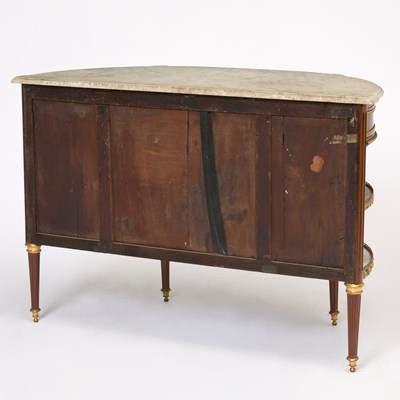 Lot Louis XVI Ormolu Mounted Mahogany Commode a l'Anglaise